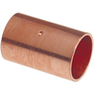 1-1/4 Copper Coupling with Roll Stop (1-3/8 OD)(Copper x Copper)
