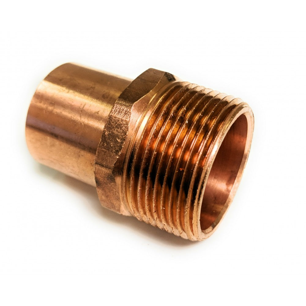 1/2 Fitting X 1/2 MNPT Copper Male Street Adapter (Fitting X MNPT)