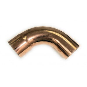 1/8 Copper 90 Degree Long Turn Street Elbow (1/8 Fitting X 1/4 OD Copper)