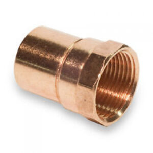 1 X 1-1/4 NPT (1-1/8 OD X 1-1/4 NPT)Copper Female Adapter (Copper X NPT)