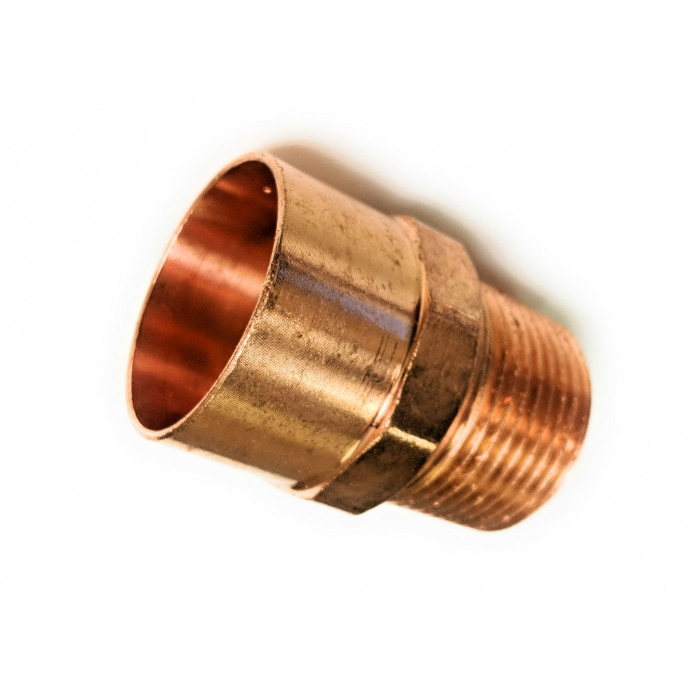 5/8 X 3/4 NPT (3/4 OD X 3/4 NPT)Copper Male Adapter (Copper X NPT)