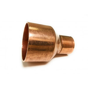 6 X 4 (6-1/8 OD X 4-1/8 OD) Copper Coupling Reducer with Stop (Copper X Copper)