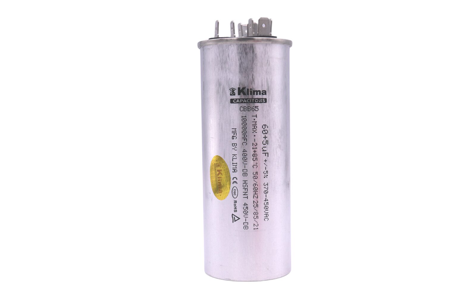 Klima Capacitor CBB65 60+5µF - Image 2