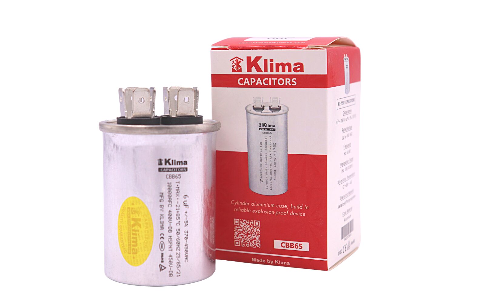 Klima Capacitor CBB65 6µF