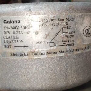 Onida Split AC Indoor Blower Motor 1.5 Ton (Galanz-GAL4P20A-KND) 20-Watt