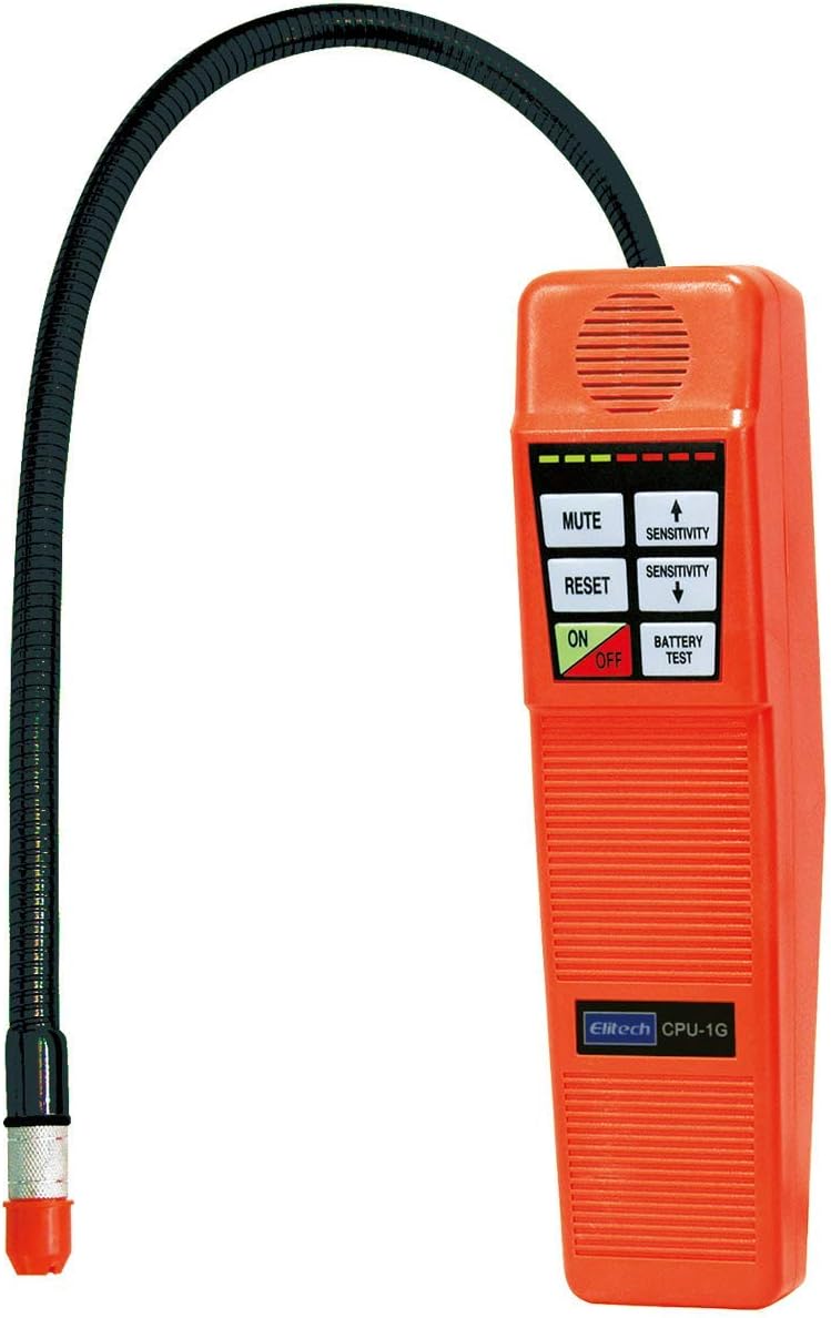 Elitech CPU-1G HVAC Freon Leak Detector Halogen Gas r HVAC Refrigerant AC Sniffer R22 R410A R134A