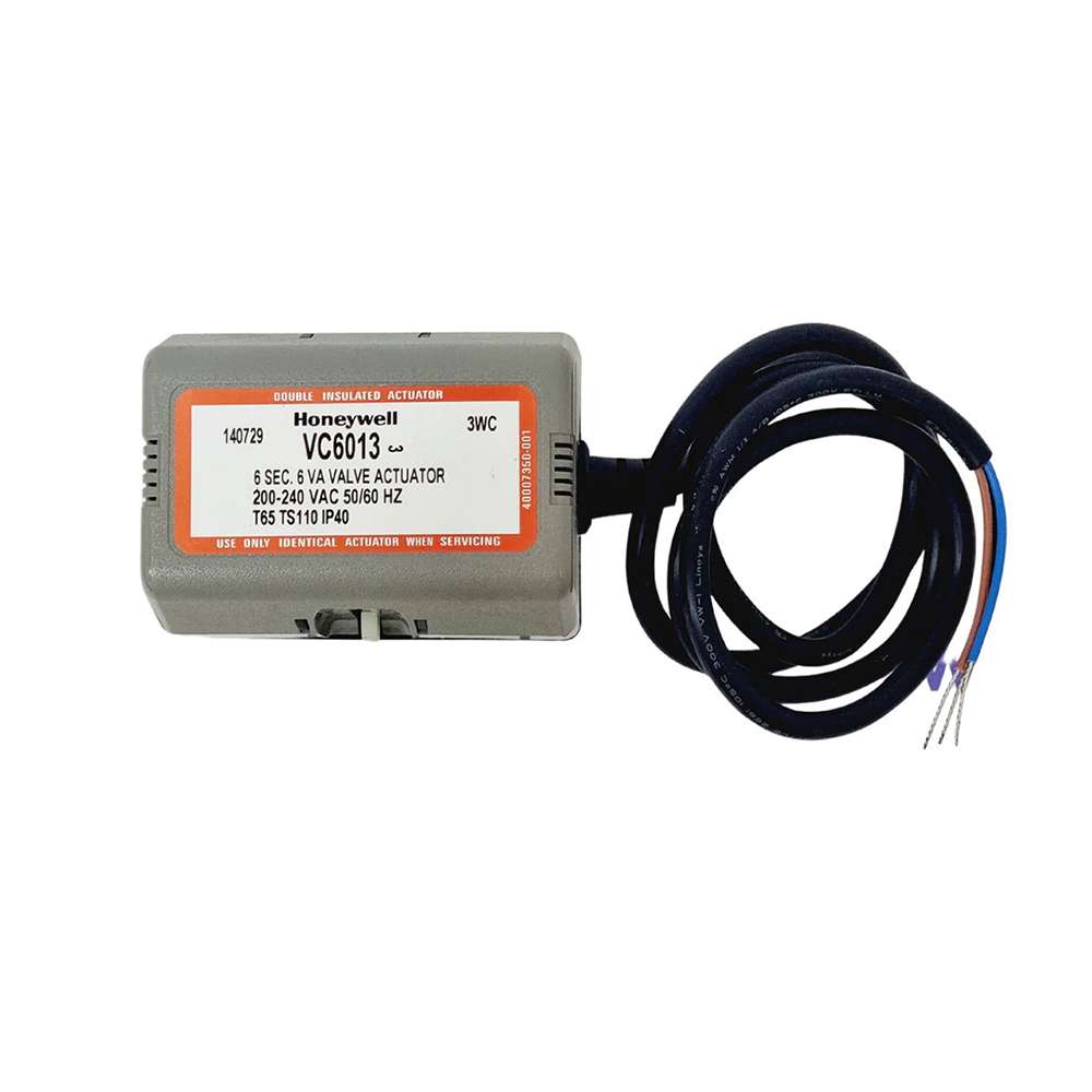 Honeywell VC6013AJ1000T 2-Way Valve Actuator, 3/4", Quick Coupling