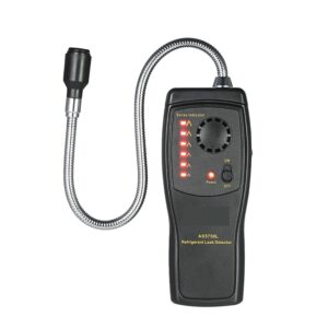 Natural Gas Leak Detector Halogen Gas Detector Handheld Portable CFCs HCFCs HFCs Refrigerant Air Conditioning Detector Freon Gas Leak Tester Portable Leak Sniffer Detector