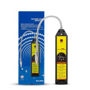 NUFR Freon Leak Detector, WJL-6000 Refrigerant HVAC Leak Detector, Halogen Gas Sniffer, Halogen Leakage Tester Checker R134a R12 R22 R600a