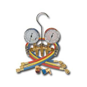 R134A Brass Manifold Gauge Set with Couplers