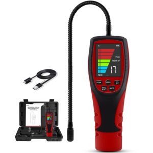 Refrigerant Leak Detector for Heat Pumps, SIMBOW ALD-200 PRO ASHP Freon Leak Detector HVAC Leak Detector, Freon Sniffer Automotive Halogen Gas Leak Detector Detect R22, R134a,...