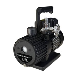 Sauermann Si-RVP1-110V (28155) 2-Stage Vacuum Pump with Manual Valve, A2L Compatible, 1/3 HP Motor, 3 CFM, 110V