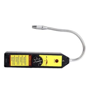 WJL-6000 Freon Leak Detector,Portable Halogen Leak Detector Refrigerant Gas HVAC R22 R410A R134A R1234YF CFCs HCFCs HFCs Detector High Accuracy Air Conditioner Detection Aceessory