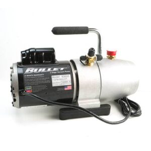 Yellow Jacket 93600 BULLET X 1/2 hp 7 CFM Two-Stage Rotary Vane Vacuum Pump, 115V/60 Hz, US Plug