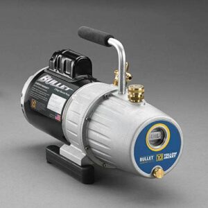 Yellow Jacket 93613 BULLET 1/2 hp Two-Stage Rotary Vane Vacuum Pump, 85/70 L/M, 115/230V 50-60 Hz, EU/UK Plug