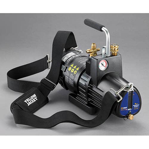 Yellow Jacket 93714 SuperEvac PLUS II Vacuum Pump, 100-127V/220-240V, 4 CFM 113 L/M, R134a Pump