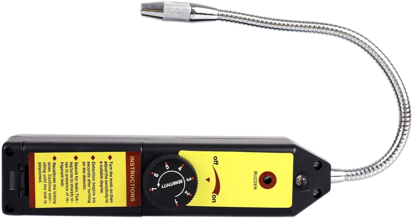 ZXM WJL-6000 Freon Leak Detector Halogen Leak Detector Refrigerant Gas HVAC R22 R134A R1234YF CFCs HCFCs HFCs Detector